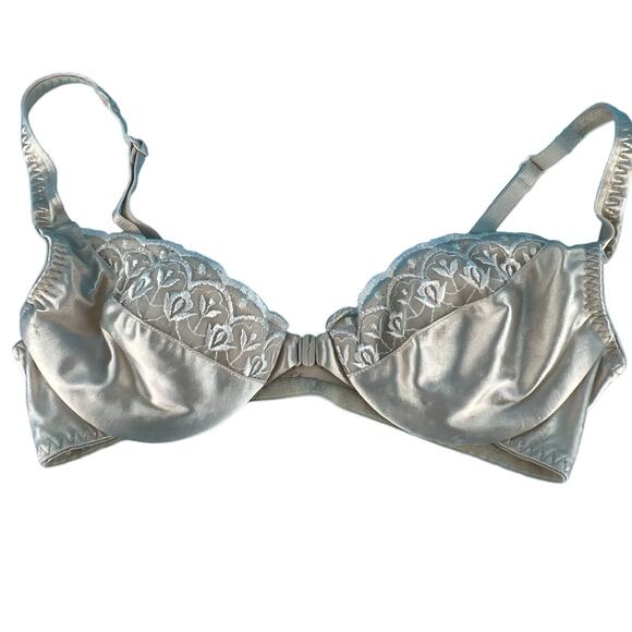 Ladies Sexy Front Closure Underwire Bra Beige - Picture 8 of 14